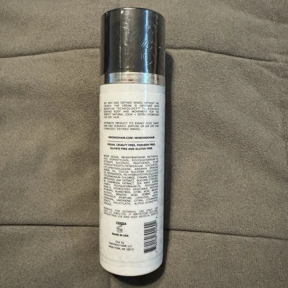 XMONDO Hair Wavetech Hydrating Wave Cream White 5 oz/148ml‎ NEW SEALED